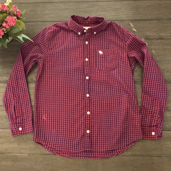 Boys button down dress shirt Abercrombie Kids - Picture 2 of 10